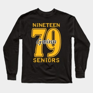 Gwinn Class of 79 - Gold Imprint Long Sleeve T-Shirt